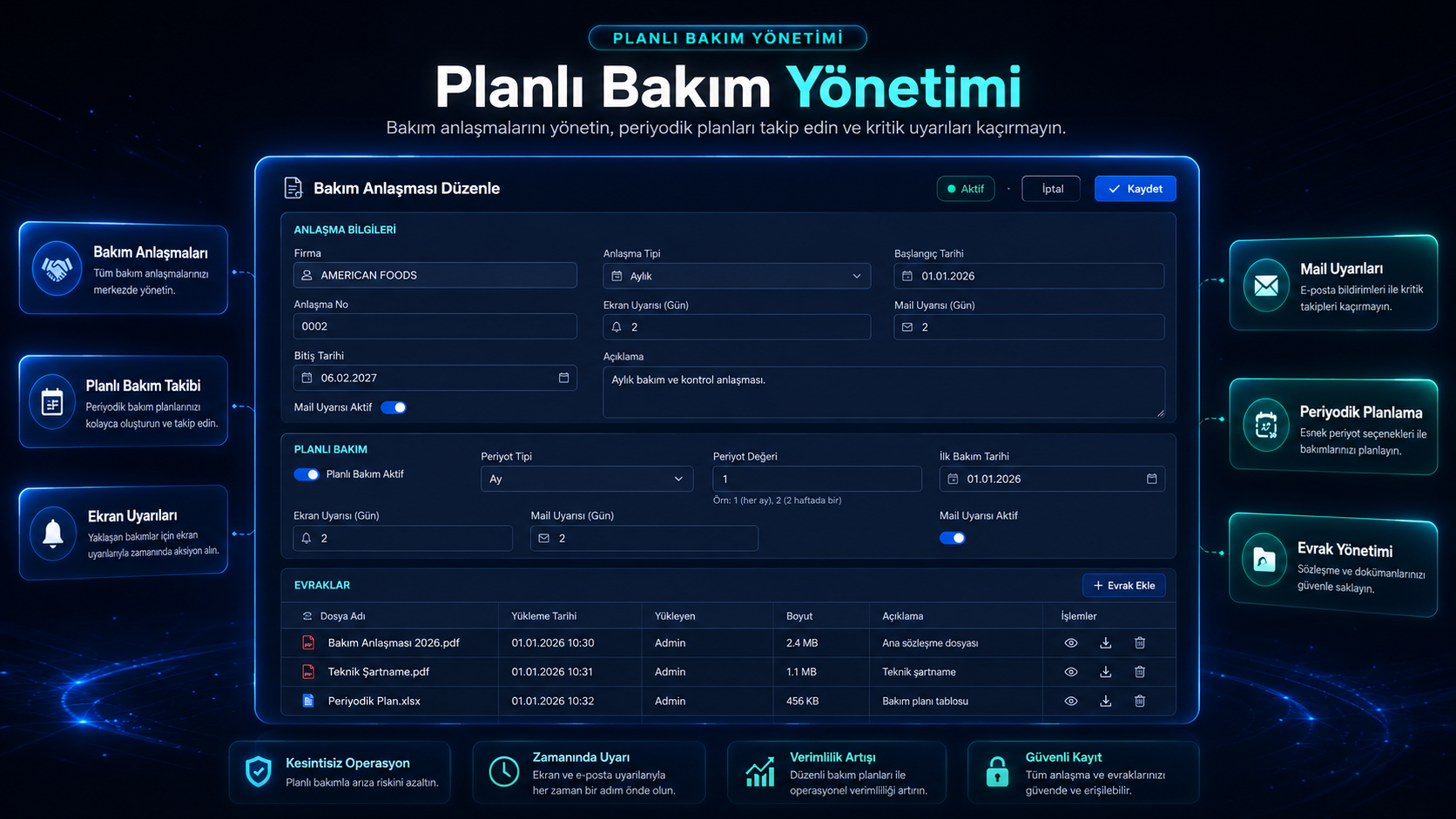 Planlı Bakım Yönetimi